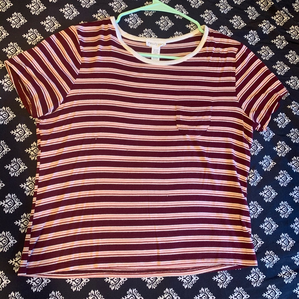 Striped Boxy Tee